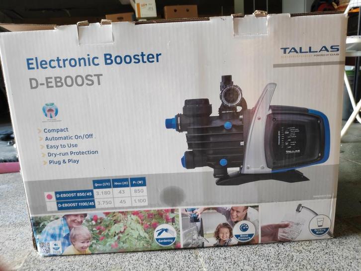 Hydrofoorpomp Tallas D-EBOOST 850/45, Tuin en Terras, Waterpompen, Ophalen