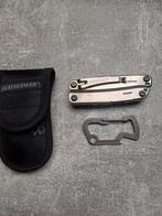 Leatherman multitool + musketon + hoes, Ophalen of Verzenden