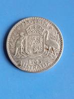1963 Australië 1 florin in zilver Elizabeth II, Zilver, Losse munt, Verzenden