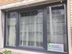 Lot van 3 soorten PVC ramen met dubbele beglazing, Ophalen, Gevelraam of Ruit, Gebruikt, 120 tot 160 cm