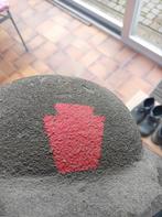 US WO1 brodie helm met decal, Verzamelen, Ophalen of Verzenden, Landmacht, Helm of Baret