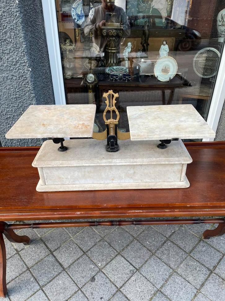 Antieke Victoriaanse Apothekers Weegschaal., Antiquités & Art, Antiquités | Outils & Instruments, Enlèvement ou Envoi
