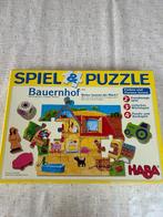 Spel & puzzel Bauernhof/Boerderij, Haba, Ophalen of Verzenden, Zo goed als nieuw, 2 tot 4 jaar