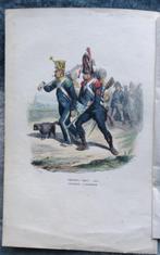 Gravure d'infanterie légère 1809 1er empire Napoléon, Collections, Photo ou Poster, Armée de terre, Enlèvement ou Envoi