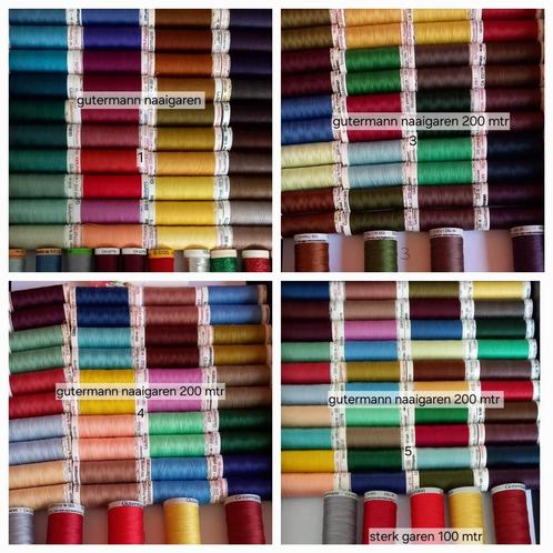 45 of 50 nieuwe klossen gutermann €100.- incl verz., Hobby & Loisirs créatifs, Couture & Fournitures, Neuf, Fil ou Aiguille(s)