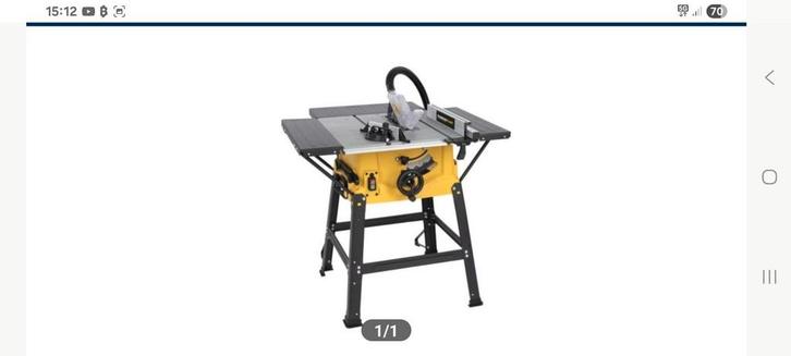 Zaagtafel, Doe-het-zelf en Bouw, Gereedschap | Zaagmachines, Zo goed als nieuw, Cirkelzaag, Ophalen