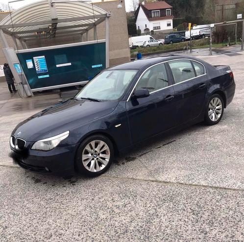 Bmw 525d 5P MOD 2005 AUTO Clim cuir gps ja, Autos, BMW, Entreprise, Série 5, ABS, Caméra de recul, Phares directionnels, Airbags