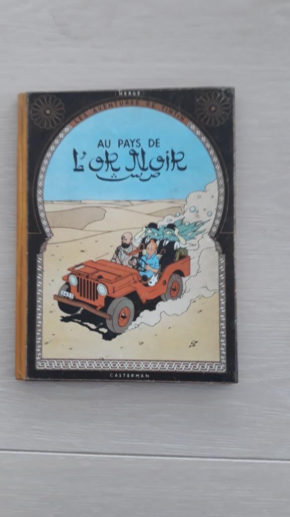 Tintin Au Pays de L'Or Noir - EO B4 1950, Ophalen, Gelezen