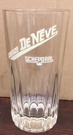 bier brouwerij glas De Neve gueuze Schepdaal geribd, Ophalen of Verzenden