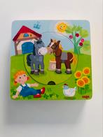 Houten legpuzzel boerderij Haba, Kinderen en Baby's, Ophalen, Zo goed als nieuw