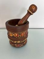 Houten originele prachtige unieke vijzel!, Antiek en Kunst, Ophalen of Verzenden