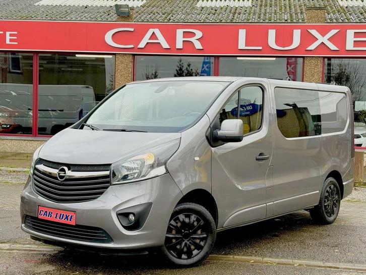 Opel Vivaro 1.6 BI-TURBO 125CV 6PLACES DOUBLE CABINE CUIR GP, Auto's, Bestelwagens en Lichte vracht, Bedrijf, Te koop, Achteruitrijcamera