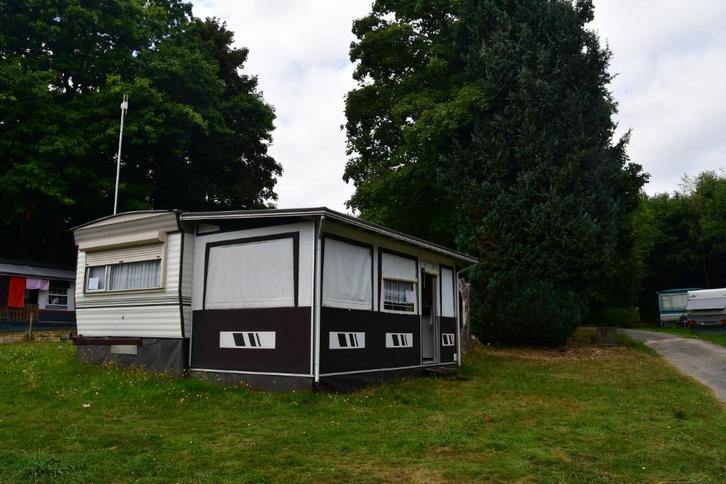Te koop stacaravan  Camping Gedinne, Caravans en Kamperen, Stacaravans, tot en met 5, Ophalen of Verzenden