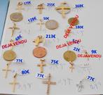 Pendentif croix de vie / égyptienne ou latine, or 18K, NEUF, Neuf, Enlèvement ou Envoi, Or, Or