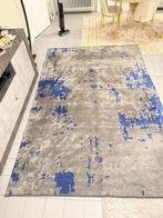 Tapis abstrait gris et bleu Celesta, Enlèvement, Comme neuf, Gris