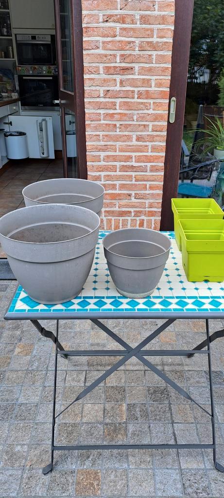 Pots pour plantes, Tuin en Terras, Bloempotten, Gebruikt, Rond, Ophalen