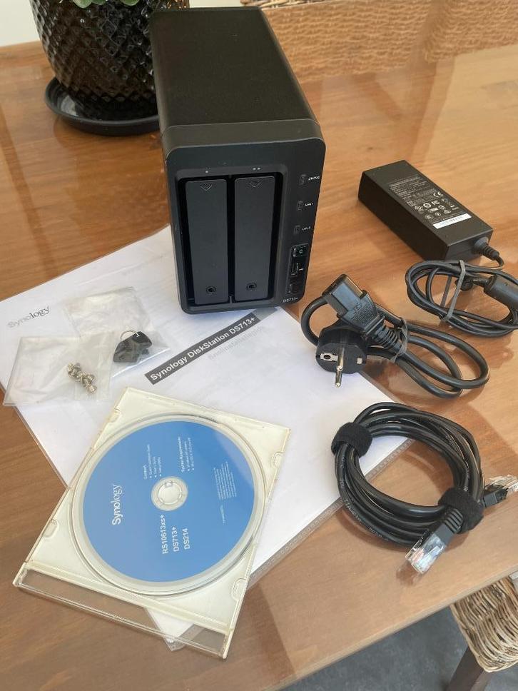 Synology DiskStation DS713+ (NAS), Computers en Software, NAS, Zo goed als nieuw, Ophalen of Verzenden