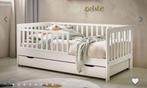 Kinderbed 140 x 70 wit + matras, Kinderen en Baby's, Ophalen, 70 tot 85 cm, 140 tot 160 cm, Zo goed als nieuw