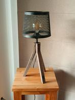 Mooie landelijke lamp, Ophalen of Verzenden, Zo goed als nieuw, Hout