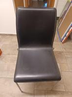 Zwarte stoel, Huis en Inrichting, Stoelen, Ophalen, Kunststof, Gebruikt, Zwart