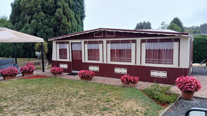 Te koop Caravan met bijhoren, Caravans en Kamperen, Caravans, Particulier, tot en met 5, 1500 - 2000 kg, Rondzit, Tabbert, Dwarsbed