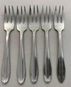 Gero Zilmeta 581 Visgraat 5x Gebaksvorken Taartvorken Set, Verzenden, Zo goed als nieuw