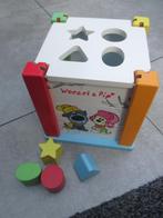 Woezel & Pip Houten Vormenstoof + blokjes + 18 maanden, Kinderen en Baby's, Speelgoed | Houten speelgoed, Overige typen, Gebruikt