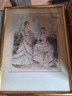 Lithografie La Mode Illustree, Antiek en Kunst, Ophalen of Verzenden