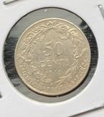 Zilveren 50 Cent België 1910, Postzegels en Munten, Munten | België, Zilver, Ophalen of Verzenden, Zilver, Losse munt