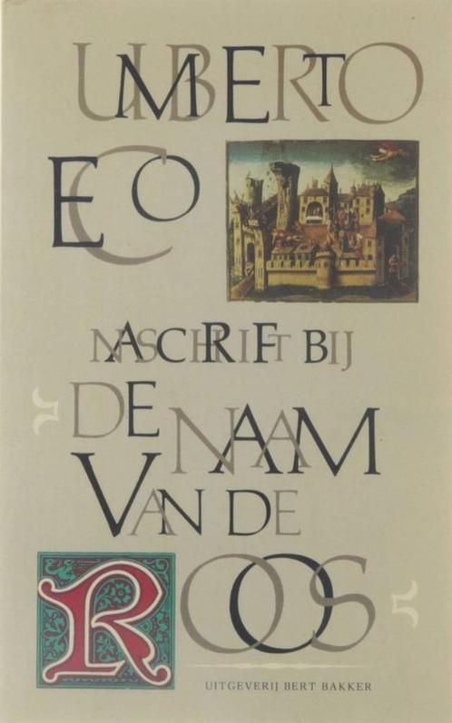 Te Koop Boek DE NAAM VAN DE ROOS Umberto Eco, Boeken, Romans, Gelezen, Europa overig, Ophalen of Verzenden