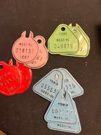 Fietsplaatjes per 10, Antiek en Kunst, Ophalen