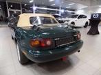 Mazda MX-5 MX-5 1.6i 90pk in zeer goede staat! (bj 1997), Auto's, Stof, Zwart, Cabriolet, Bedrijf