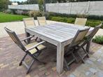 TUIN SET TEAK, Tuin en Terras, Ophalen, Gebruikt, 6 zitplaatsen, Teakhout