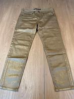 Ralph Lauren Black Label 400 Jeans broek goud - Gold Slim Ta, Kleding | Dames, Verzenden, Zo goed als nieuw