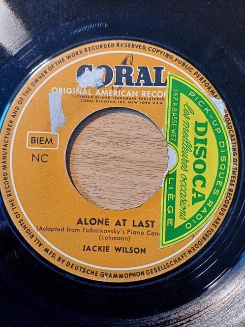 Jackie Wilson – Alone At Last   1960  Rock & Roll, Soul, Cd's en Dvd's, Vinyl Singles, Gebruikt, Single, Rock en Metal, 7 inch