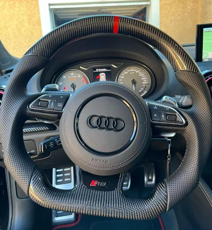 Audi stuur compleet S RS carbon leer, Auto-onderdelen, Besturing, Audi, Nieuw, Ophalen of Verzenden