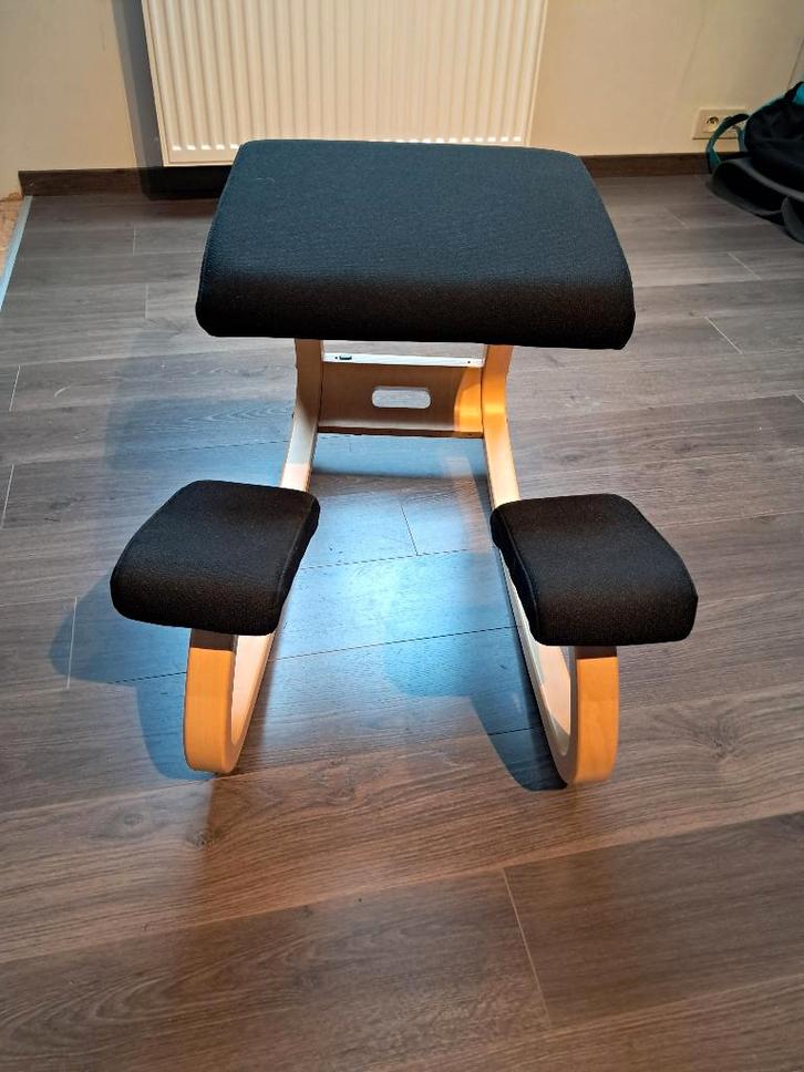 Varier Variable balans, Maison & Meubles, Chaises de bureau, Comme neuf, Noir, Ergonomique, Enlèvement