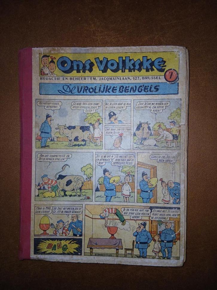 ons volkske albums 1951 / 1956, Boeken, Stripverhalen, Gelezen, Meerdere stripboeken, Ophalen of Verzenden