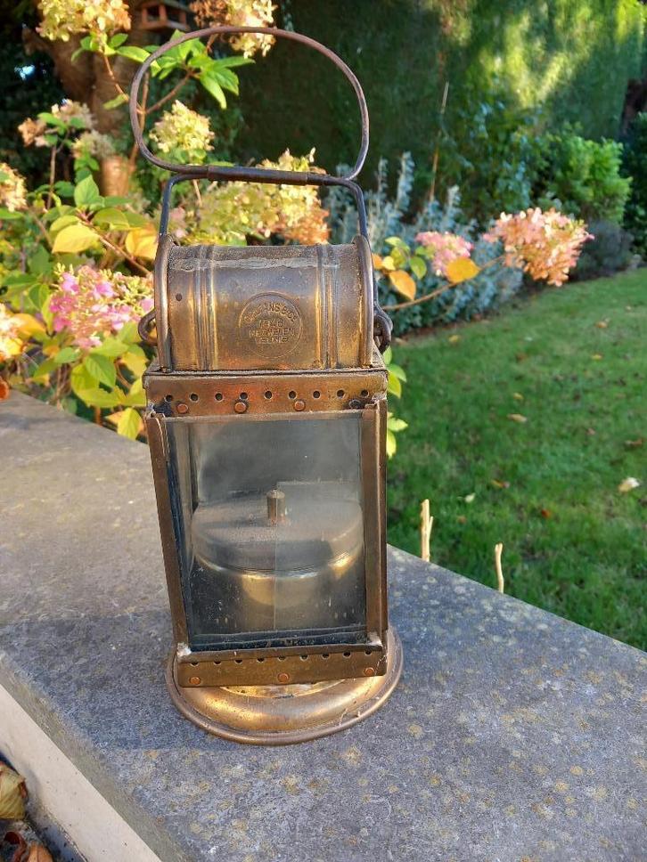 Treinlamp Orlians & Co - Mechelen 1948, Antiek en Kunst, Curiosa en Brocante, Ophalen