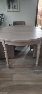 Table ronde en bois de 1,20 de diamètre avec 3 entretoises d, Enlèvement