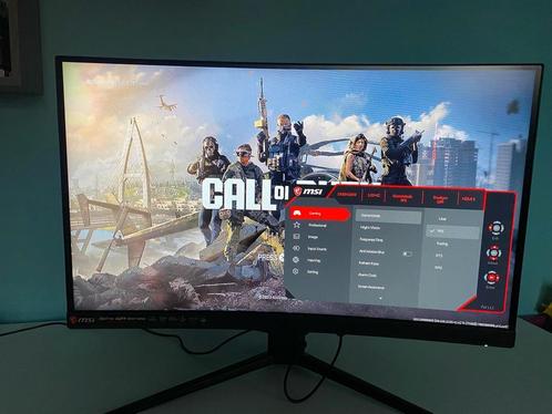 curved gaming monitor optix G24C6 24 inch full HD 144hz, Informatique & Logiciels, Moniteurs, Comme neuf, Gaming, HD, Enlèvement