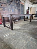 Oude franse boerentafel 275 cm lang karaktervol geleefd blad, Gebruikt, Ophalen