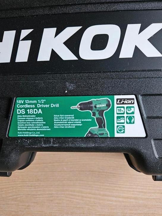 Accu boormachin nieuwe Hikoki Inclusief 2 Accu's 18 V, Doe-het-zelf en Bouw, Gereedschap | Boormachines, Nieuw, Ophalen of Verzenden