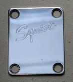 Squier neck plate 1,5x2 inches (38x51 mm), Elektrische gitaar, Gebruikt, Ophalen of Verzenden