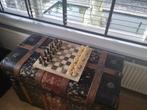 Prachtig schaakspel in groene en witte marmer, Antiek en Kunst, Ophalen