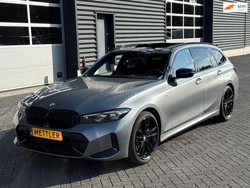 BMW 3-serie 330d M sport M pakket xDrive panoramdak, carplay, Auto diversen, Ongevalwagen, BMW, Automaat, Diesel, Break, Zilver of Grijs