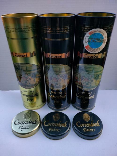Blik Brugse tripel Zot Leffe Grimbergen Kasteel Cordsendonk, Verzamelen, Biermerken, Zo goed als nieuw, Overige typen, Leffe, Verzenden