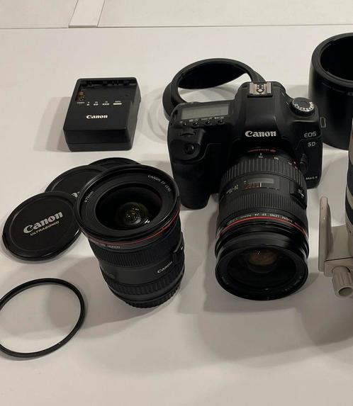Canon 5d II + 2 EF L lenzen: 24-70 17-40, Audio, Tv en Foto, Foto | Lenzen en Objectieven, Ophalen