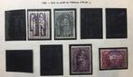 1928 ORVAL violet stempel (266B-266C-266F-266K) MLH. Gom*., Postzegels en Munten, Orginele gom, Kunst, Ophalen of Verzenden, Postfris