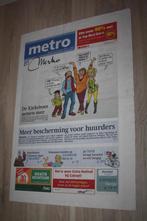 Kiekeboe , Metro en Merho 2013 , krant , als nieuw, Verzamelen, Stripfiguren, Ophalen of Verzenden, Overige figuren, Zo goed als nieuw